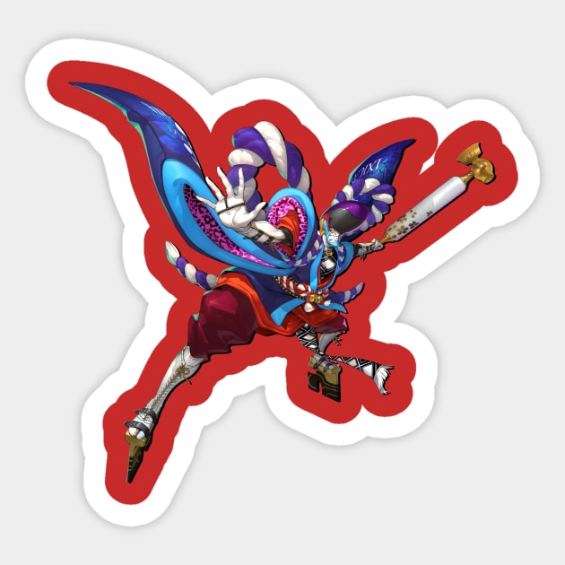 Goemon Persona 5 Scramble Sticker by Doe